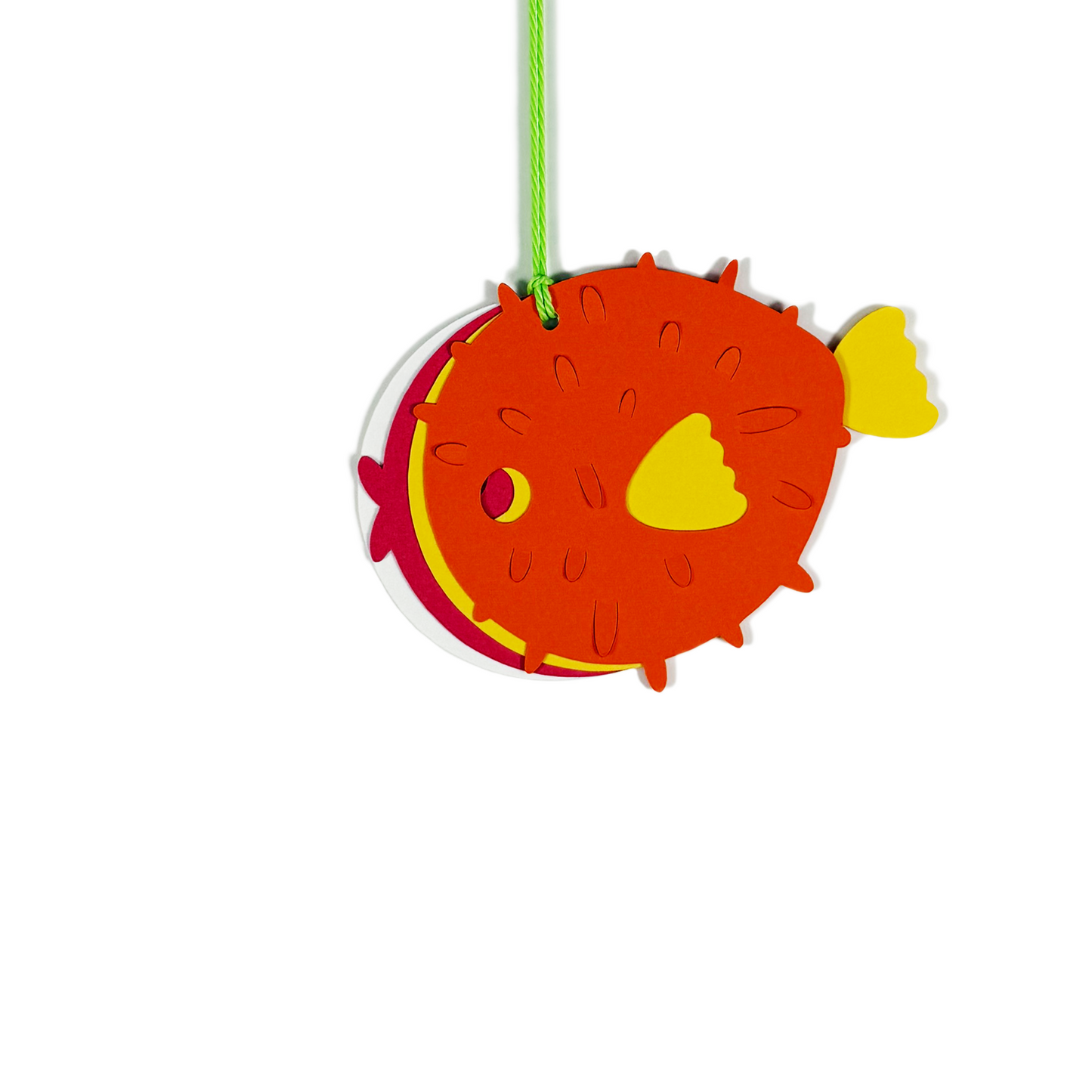 puffer fish gift tag