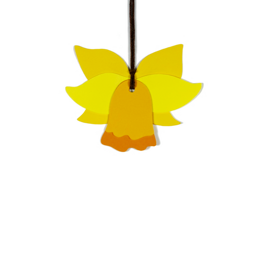 crocus flower gift tag