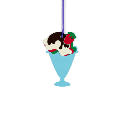 ice cream sundae gift tag