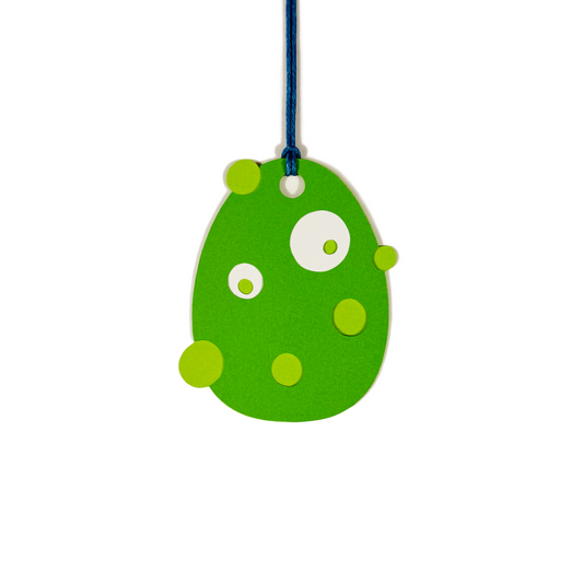 monster egg gift tag