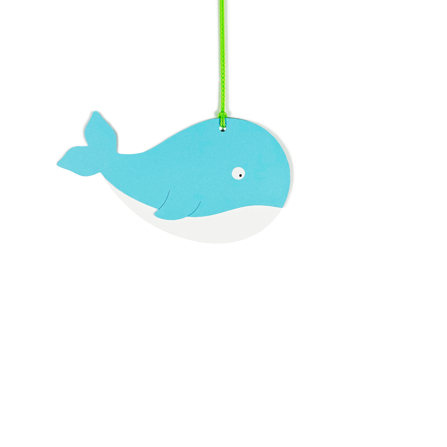 whale gift tag